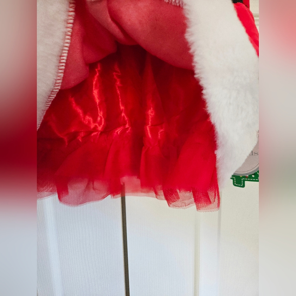 Koala Kids Festive Red and White Dress 6-9 Months Santa🎅 Baby - Picture 2 of 3